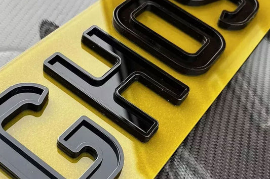 4D GHOST NUMBER PLATES ROAD LEGAL