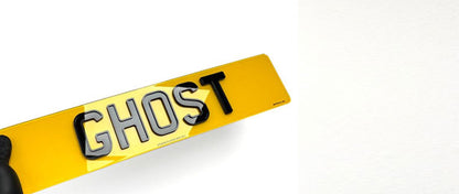 4D GHOST NUMBER PLATES ROAD LEGAL