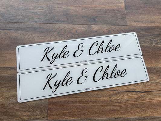Wedding Name Plates