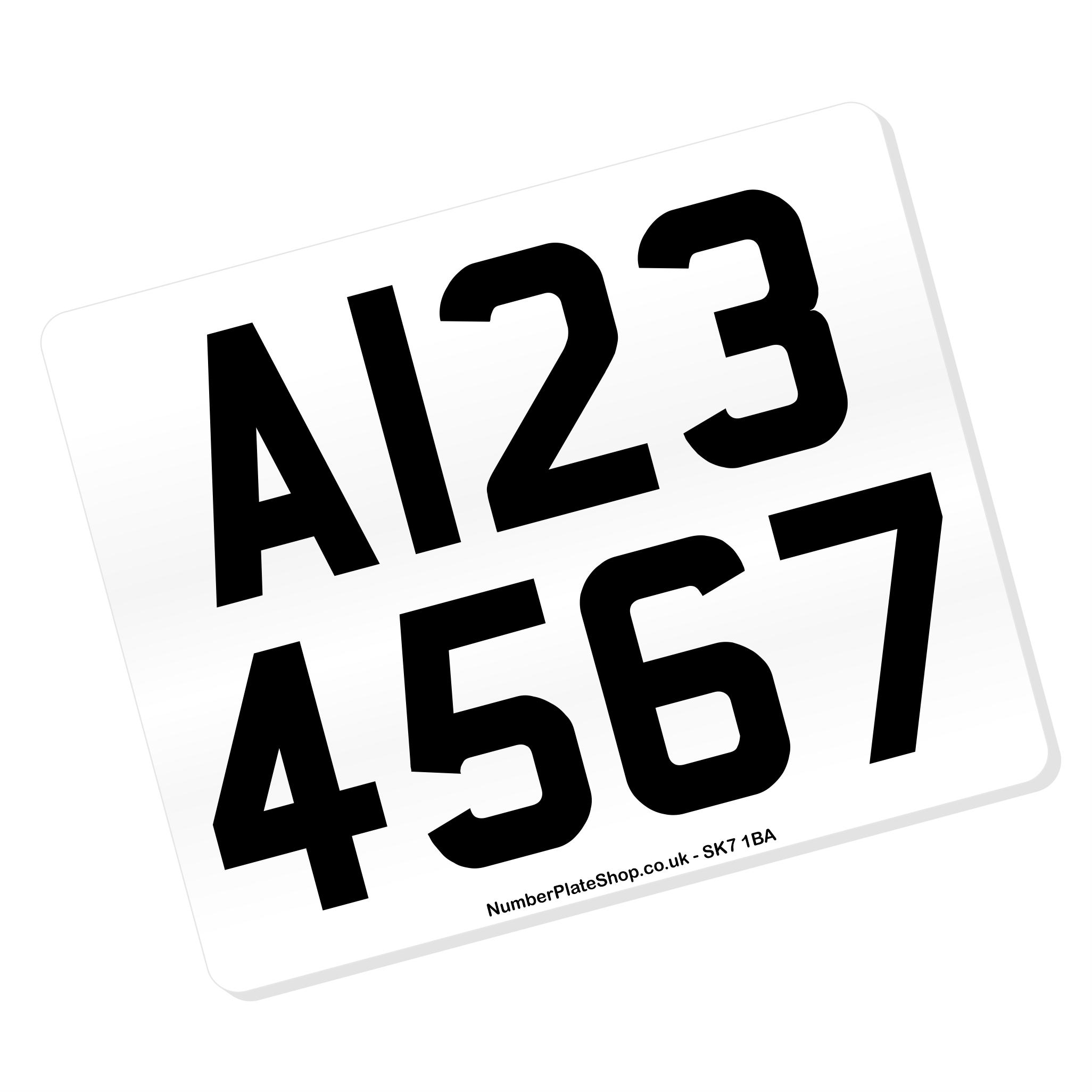Trailer Number Plates – Number Plate Shop
