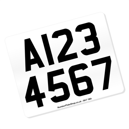 EU Trailer Number Plate 9"x7" Trailer & Caravan Registration Plate - – For Towing in Europe