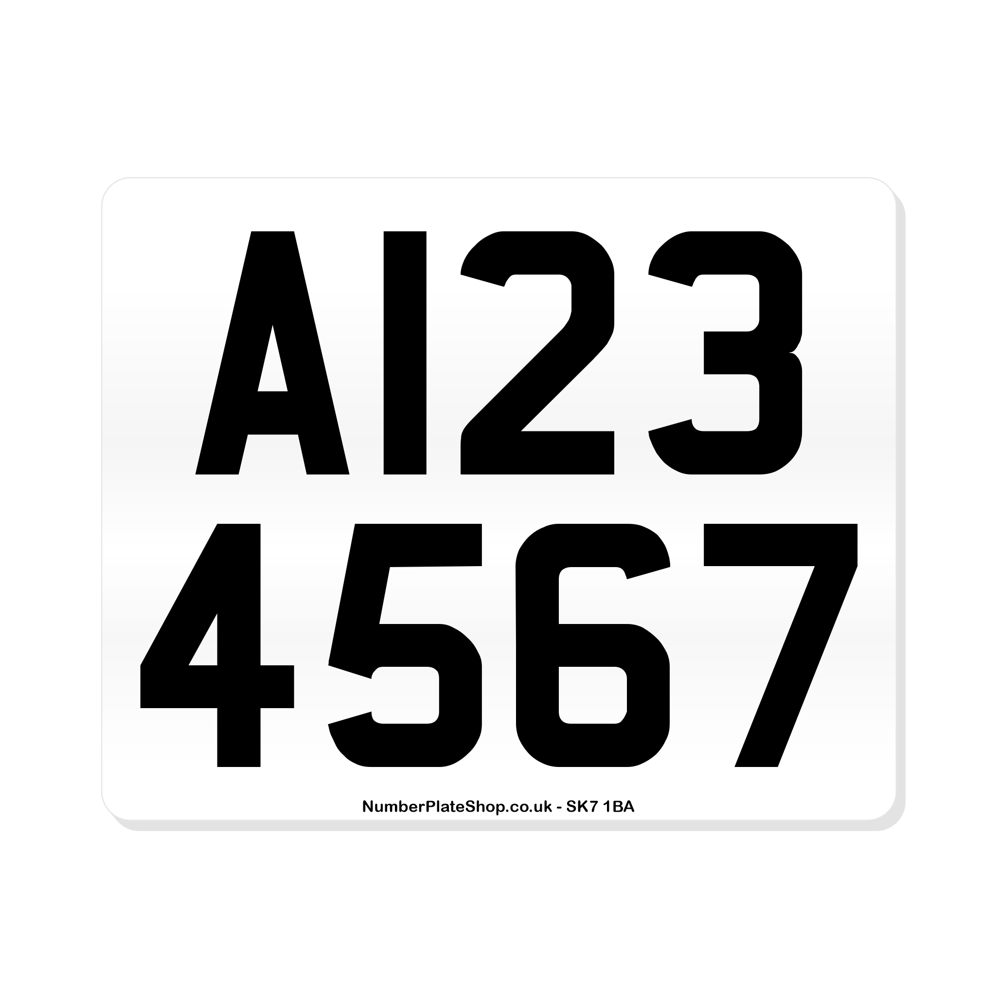 EU Trailer Number Plate 9