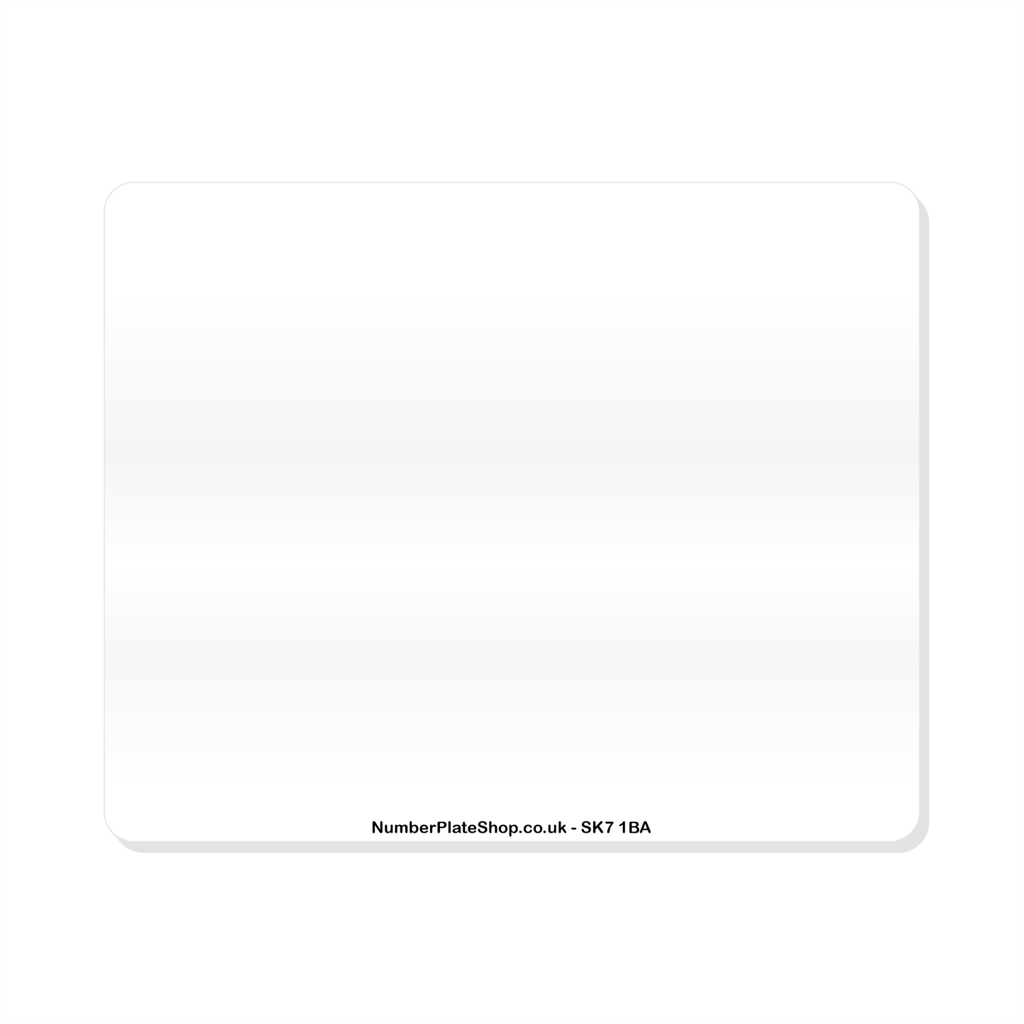 EU Trailer Number Plate 9"x7" Trailer & Caravan Registration Plate - – For Towing in Europe